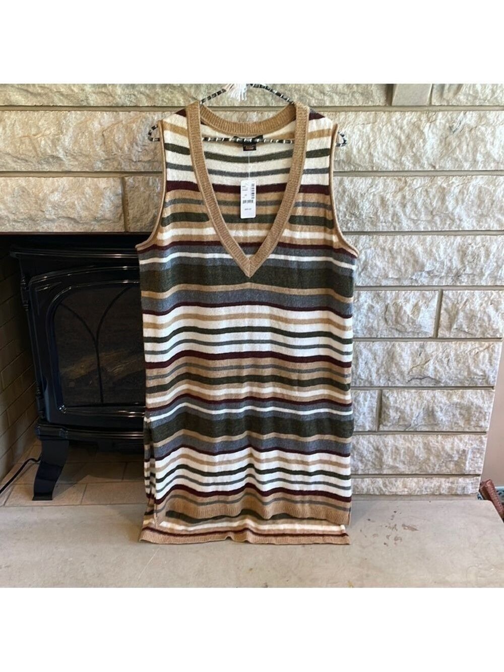 NWT Love & Legend high low sleeveless sweater dress 1X